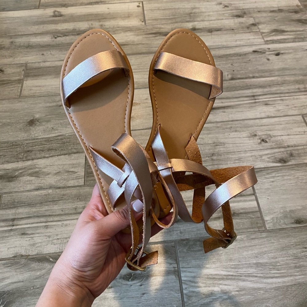 CITY CLASSIFIED Ankle Wrap Womens Sandal